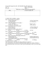 de kiem tra 1 tiet ,hoc ki 2