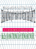 Bai 26 quang Trung xây dựng đất nước