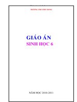 giao an sinh 6 ca nam( chuan kien thuc)