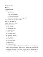 ĐỀ TÀI-Tìm hiểu về Internet