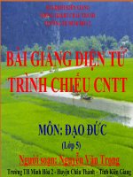 ĐẠO ĐỨC LỚP 5: EM YÊU TỔ QUỐC VIỆT NAM