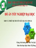 SDH VÀ THIẾT BỊ TRUYỀN DẪN QUANG SDM-16
