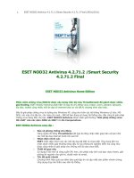 ESET NOD32 virut miễn phí 90 ngày