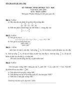 Đề thi HSG Toán cấp TH tỉnh Quảng Trị năm học 2005 - 2006