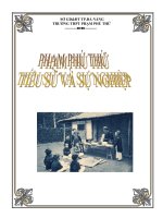 Phạm Phú Thứ cuộc đời và sự nghiệp