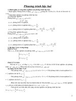 Tổng hợp các cách giải pt (đưa về pt bậc 2)