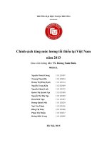 Tiểu luận kinh tế vĩ mô Chính sách tăng mức lương tối thiểu tại Việt Nam năm 2013