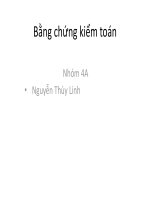 Bằng chứng kiểm toán