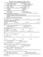 CHUYÊN ĐỀ BÀI TẬP HÓA VÔ CƠ RẤT HAY TẢI NGAY