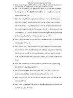 BT  về nồng đọ dung dịch