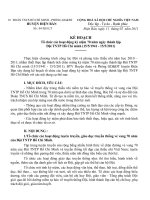 Dự thâỏ KH kỷ niệm 70 năm thành lập Đội