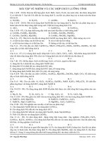 Nhôm và hợp chất trong đề thi đh