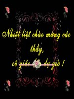 Nhận biết phân biệt các hình học