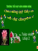 tap viet 2 - chu hoa V