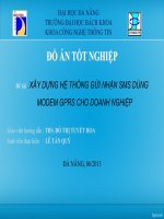 ĐỒ ÁN TỐT NGHIỆP ĐẠI HỌC-XÂY DỰNG HỆ THỐNG GỬI NHẬN SMS DÙNG
