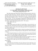 Kế hoạch thi chỉ huy đội giỏi