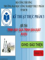 tiểu luận kỹ thật thực phẩm 3