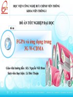 ĐÈ TÀI-FGPA và ứng dụng trong 3G W-CDMA