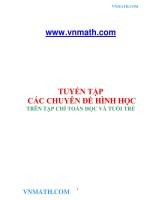 Tuyen tap cac bai Toan Hinh Hoc
