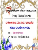 LT&C: Từ ngữ về Bác Hồ-Dấu chấm, dấu phẩy