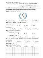 De+Dap an Toan, TV 3 (Co kha thi cao)