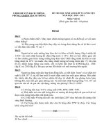 đề thi HSG vật lý 9 huyện bạch thông (dự phòng)