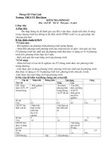 Tiết 56:Kiểm Tra chương III Đại Số