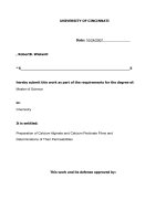 Phương pháp tạo màng calcium alginate and calcium pectinate films