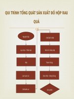 Công nghệ chế biến rau quả và cây nhiệt đới