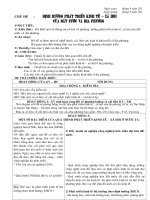 Định hướng phát triển kinh tế- xã hội của đất nước và địa phương