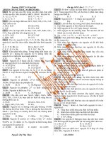 ÔN TÂP LỚP 10 HỌC KÌ I