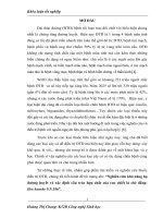 Nghiên cứu khả năng hạ đường huyết và xác định cấu trúc hợp chất của cao chiết lá chè đắng  ilex kaushe S.Y.UH hu