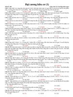 ĐẠI CƯƠNG HÓA HỮU CƠ 1