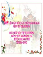 Bài 2 : Định lí đảo và hệ quả định lí Talet