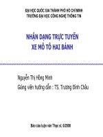 NHẬN DẠNG TRỰC TUYẾN XE MÔ TÔ HAI BÁNH