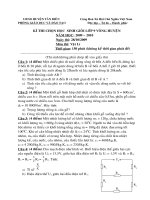 Đề+HDC HSG Vật lí cấp huyện