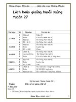giao an chuan lop 3 tuan 27