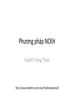 tài liệu Phương pháp Nghiên cứu khoa học