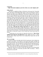 “MỘT SỐ KINH NGHIỆM LÀM TỐT CÔNG TÁC CHỦ NHIỆM LƠP”.