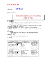 giao an sinh hoc 7( chuan KT)