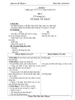 giáo án mĩ thuật lớp cả năm