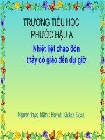 tnxh- mot so loai vat song tren can