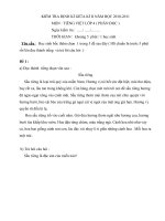 ĐỀ KIỂM TRA GIỮA KÌ II LỚP 4