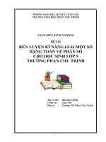 SKKN- Dự thi cấp Huyện