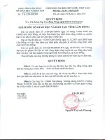 QĐ cử đi học CĐ thiết bị (SGD)