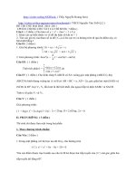 Đề Toán thi thử ĐH (2010-2011)