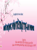 LTVC:Mở rộng vốn từ:Trật tự-An ninh