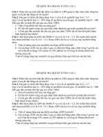 ĐỀ THI CHON SƠ TUYỂN