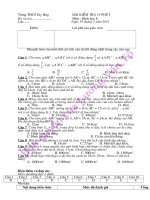 15p Hình 8, kì II, bài số 2 có ma trận