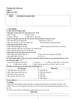 Đề kiểm tra 1 tiết giữa kì 2